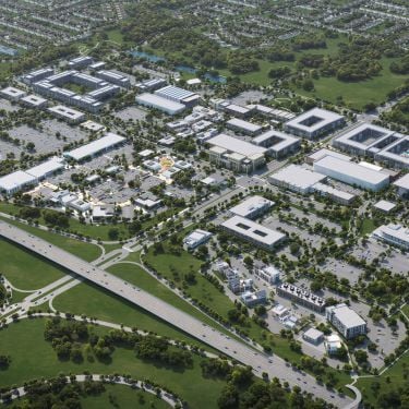 Rendering of Avenue One during the daytime